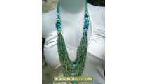 Bcbali Turqouise Necklaces Layered Fashion Beading